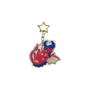 HC Ward Creations Red Dragon Acrylic Keychain
